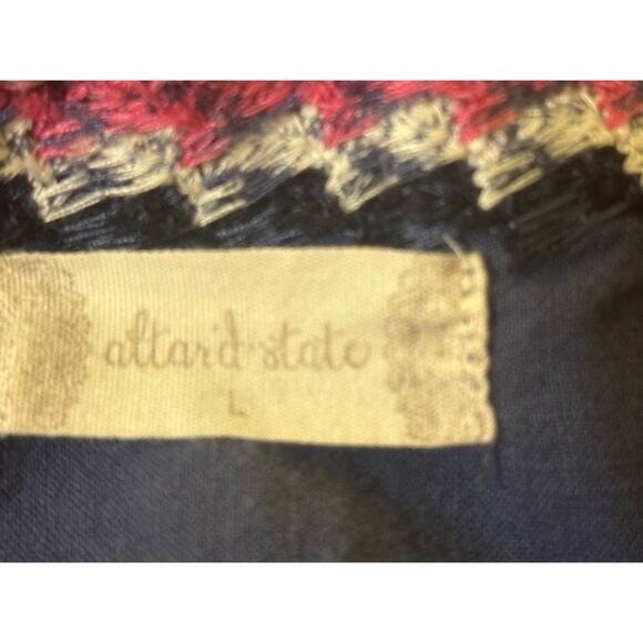 Altar’d State Indigo Blue Boho Top Sz. L - Picture 6 of 6